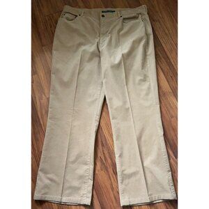 Lauren Jeans Co Ralph Lauren Corduroy Pants Men’s 38x32 Beige Khaki Straight Leg